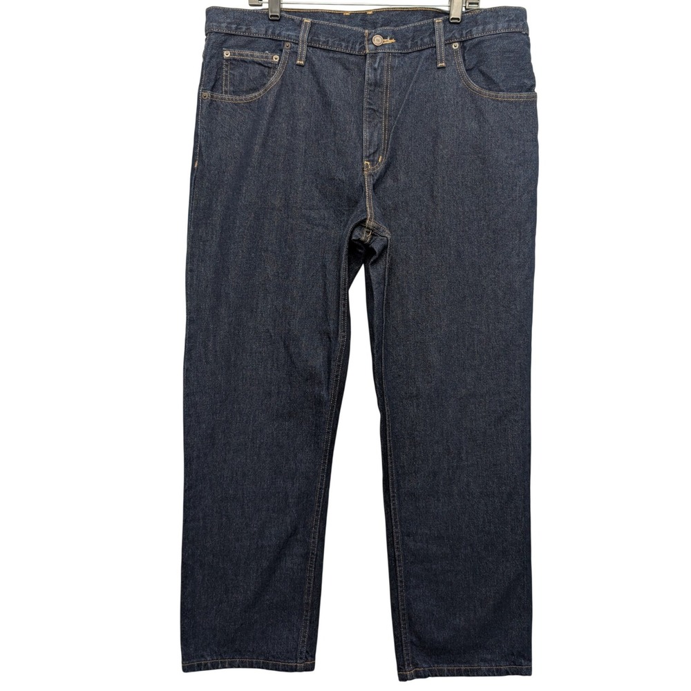 NWT Arizona Jean Company OG Jeans Mens 40x30 Dark Indigo Rinsed Tapered 102537